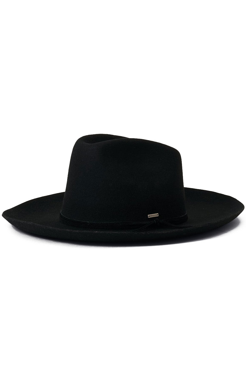 Brixton Suede Band Cowboy Hat - Jet Black